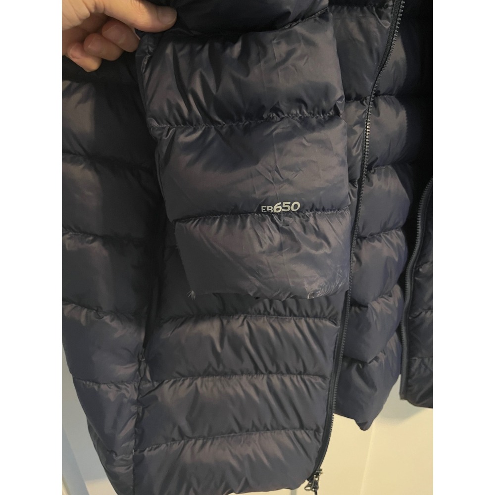 Eddie Bauer Womens 2XL CirrusLite Down Parka Navy Blue 650 Fill Puffer Jacket - Picture 3 of 8